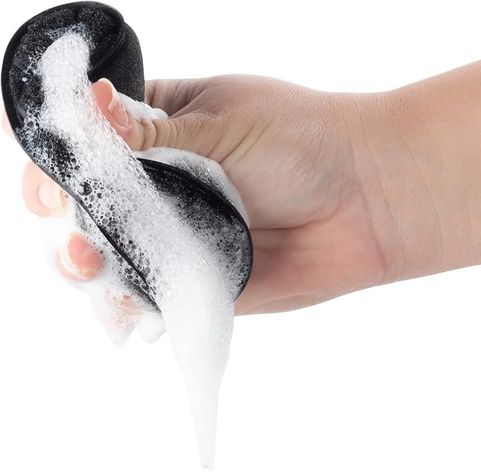 HIC Kitchen Sudz-Power Scratch-Free Scrubber Sponges, Long Lasting Polyurethane, BPA Free, Round, Set of 2