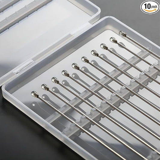Tiny 2.5mm Cleaning Swabs – Effortlessly Clean Camera Sensors, Electronics & PCBs – ESD-Safe, No Residue, No Scratches.(Transparent-10Packs, Electrostatic adsorption)