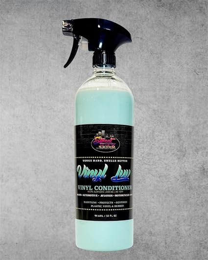 Vinyl Luv VL-32 Vinyl and Rubber Sprayable Conditioner for Cars, Trucks, Motorcyles, Boats, & RV Interiors, and More Scr