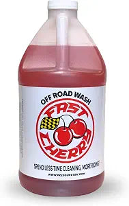 Fast Cherry Off-Road Vehicle Wash 64 oz Concentrated Mud & Grime Remover; High-Foam Soap for Dirt Bikes, ATVs, UTVs, SXS
