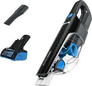 SHARK UltraCyclone Pet Pro Cordless Hand Vacuum, Powerful Suction, Handheld Vacuum for Car & Home, Motorized Pet Tool, Crevice Tool, XL Dust Cup, Blue, CH950WM (Renewed) - Cleanova