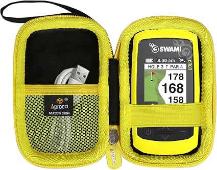 Aproca Case Compatible with Izzo Swami 6000i / 4000/4000+ / 5000 Golf GPS Rangefinder, Portable Storage Bag for Accessor