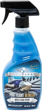 Post Flight Detailing Spray/Wash & Wax/Aircraft Detailing/Aviation Cleaning Product/Aircraft Detailng/ 16 oz spray bottl