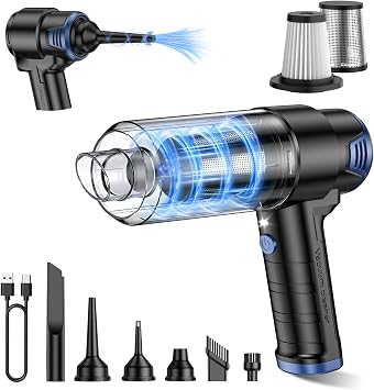AHNR Handheld Car Vacuum Portable Cordless, 16000PA Hand Vacuum Cleaner