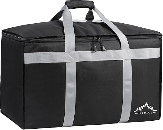Himal Outdoors Insulated Food Delivery Bag XXXL-23Wx15Hx14D inches Premium Insulated Grocery Bag for HOT/COLD Food Deliv