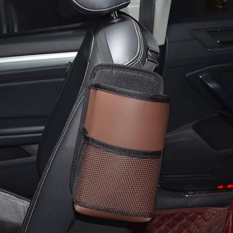 Large Car Cup Holder, 80oz Water Bottle Organizer Bag & Big Drinks