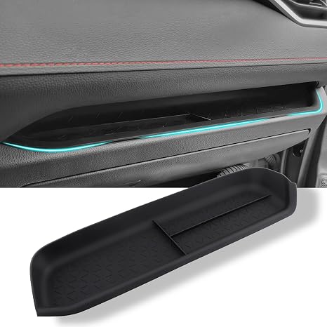 CARFIB Passenger Storage Organizer Mat Fit for Toyota RAV4 2025 2024 2023 2022 2021 2020 2019 Glove Box Organizer Tray I