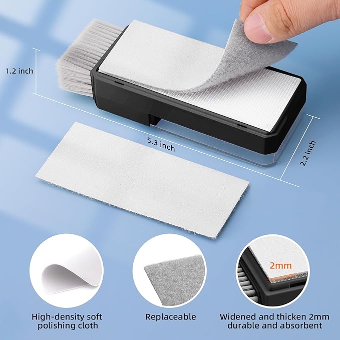 Ordilend All-in-1 Keyboard Cleaner and Laptop Cleaning Kit - Professional Computer Screen-Safe Tools for MacBook and Electronics - Portable Brush Set for Gamers and Remote Professionals