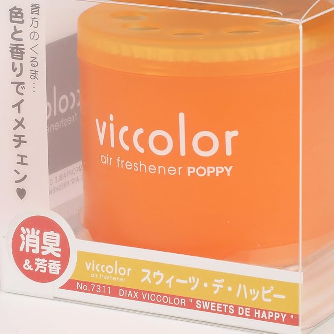 VicColor Gel Based Japanese Under-The-Car Air Refresher/Odor Eliminator Can (Sweets De Happy Scented)