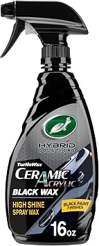 Turtle Wax Hybrid Solutions Ceramic Black Car Wax Spray, 16 oz. (Pack of 1)