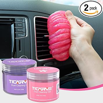 TICARVE 2 Pack Cleaning Gel for Car Putty Car Accessories Car Detailing Kit