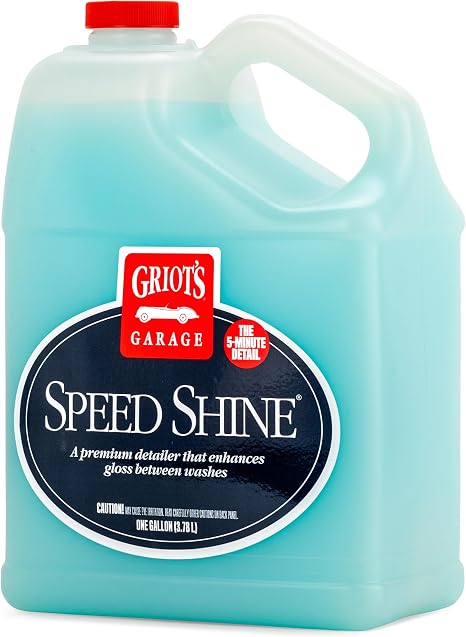 Griot's Garage Speed Shine for Car Detailing, Quick Detailer for All Exterior Surfaces, Trim and Wheels, Provides a Glos