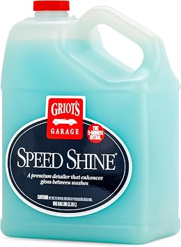 Griot's Garage Speed Shine for Car Detailing, Quick Detailer for All Exterior Surfaces, Trim and Wheels, Provides a Glos