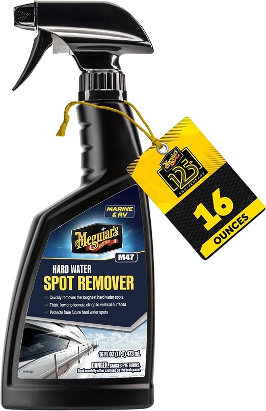 Meguiar's M47 Marine/RV Hard Water Spot Remover, 16oz