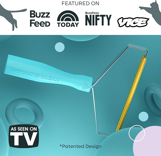 Uproot Cleaner Pro Pet Hair Removal Tool - Special Dog Hair Remover Multi Fabric Edge and Carpet Rake by Uproot Clean - Cat Fur Remover for Couch, Pet Towers, Rugs, Cat Mats and Trunks & Much More