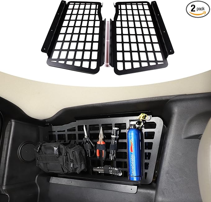 PIUGILH Rear Trunk Luggage Shelf Tail Cargo Storage Panel Multi-function Rack for Hummer H2 2003-2009,Aluminum Trunk Sto