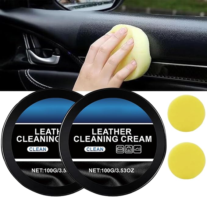 Cleaning and Care Cream & Cleaning Paste for Leather Care, Leather Care Cleaning Paste, Automotive Interior Leather Clea