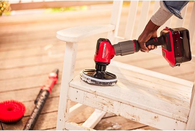 CRAFTSMAN Power Scrubber Microfiber Brush Set for V20 Cordless 2-in-1 Power Scrubber (CMCPSMFB)