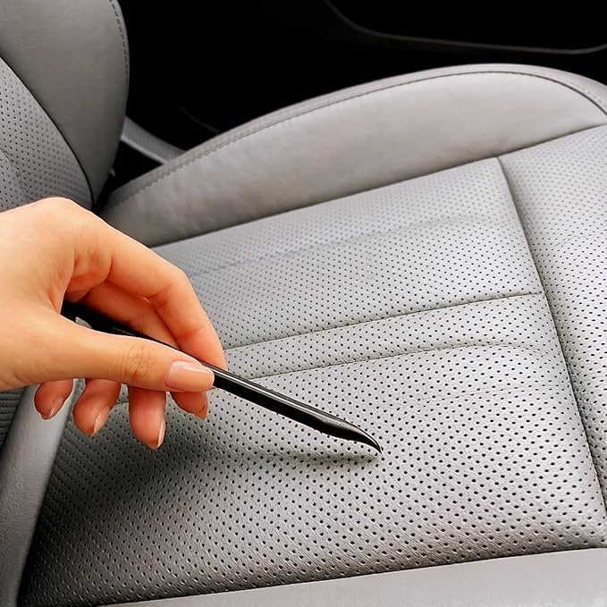 Car Detailing Tools Scraper Small Plastic Scraper Tool, Used in Narrow Spaces and Gaps, Perfect for Removing Oil Stains, Labels, Dirt, Cleaning Car Interior Details(6Pcs scrapers)