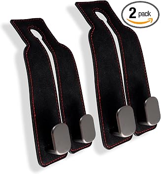 LUCKY-M 2Pack Car Hooks for Headrest, Car Headrest Hook for Purses and Bags, Car Seat Back Storage Hook Purse Holder for