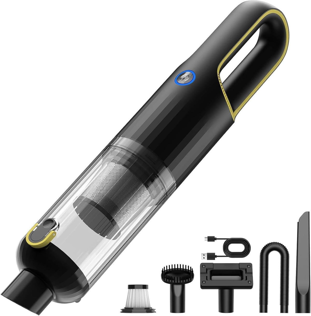 Handheld Car Vacuum Cleaner 23000Pa Rechargeable for Car Home Office