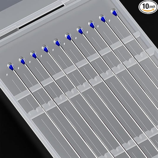 ESD Cleaning swabs for Electronics- Anti Static Silicone Sticky Swab Gel for Cleaning Camera Lenses, sensors, PCB, SMT, semiconductors and Precision Instruments. (Blue-10Packs, High Viscosity)