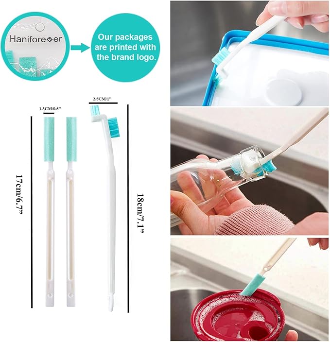 Small Cleaning Brushes for Household Cleaning,Crevice Cleaning Tool Set for Window Tracks Groove Humidifier Car Bottle Toilet Keyboard,Detail Tiny Scrub Cleaner Brush for Small Space Gaps Corner