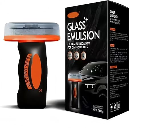 Oil Film Remover for Car Windshields and Windows,2026 New Car Glass Oil Film Cleaner, Glass Emulsion for Paint/Glass/Whe