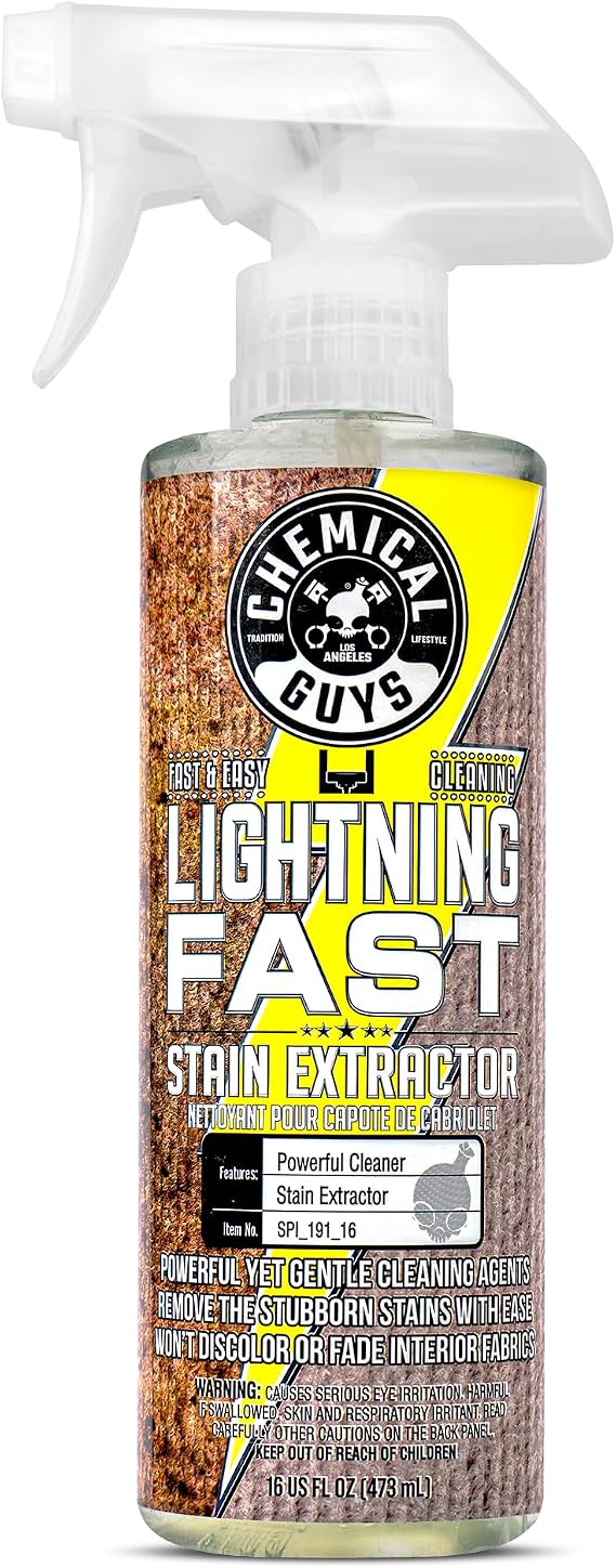 Chemical Guys, Lightning Fast Carpet & Upholstery Stain Extractor, 16 oz