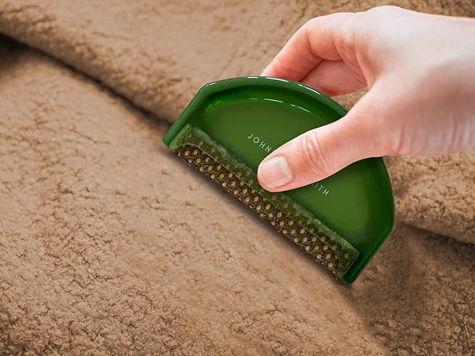 Sweater Comb 2 Pack - Sweater Shaver Lint Scraper - Easy Grip Cashmere Comb - Multifunction Fabric Clothes Shaver Cashmere Pill Remover - Travel Pilling Remover Brush with Pouch