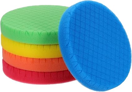 5PCS Buffing Polishing Pads 150mm Buffing Sponge Pads Pad Kit