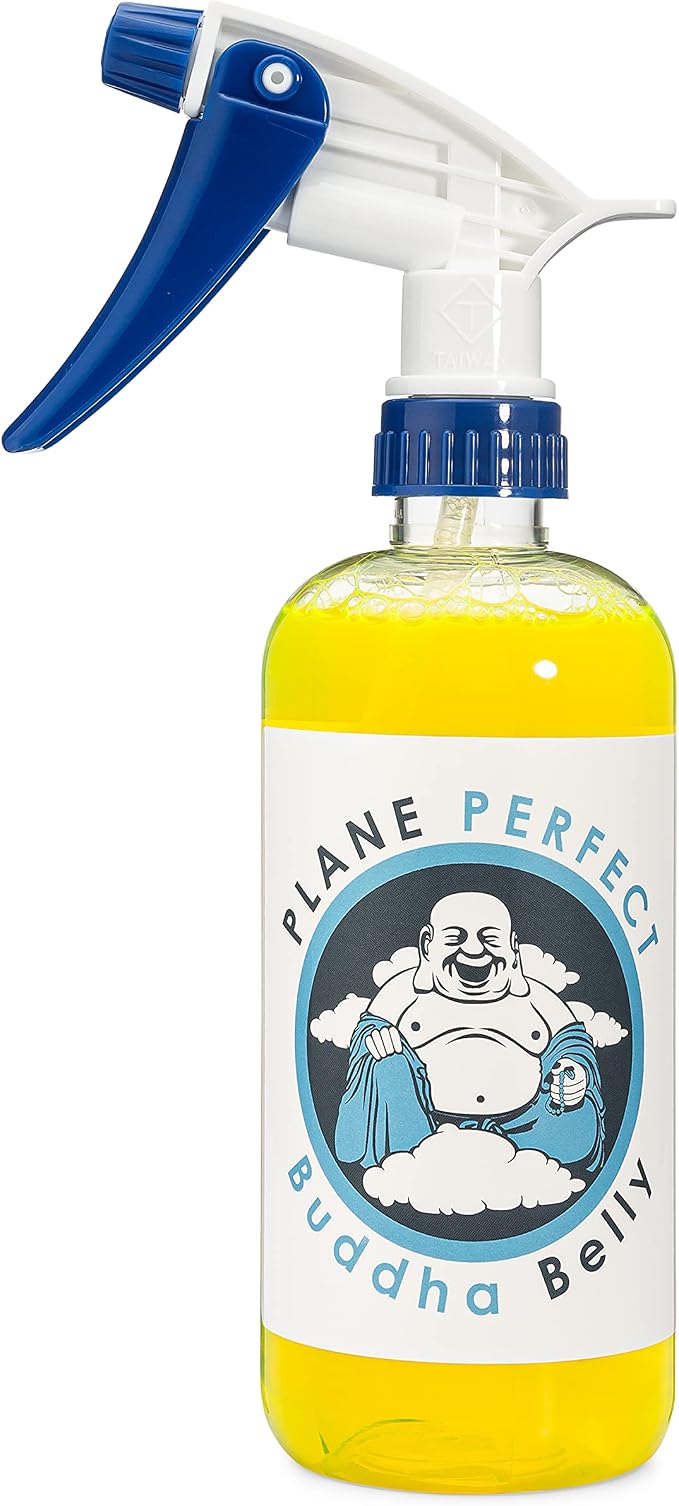 Plane Perfect Buddha Belly Oil & Grease Cleaner - Heavy Duty Aviation Grade Citrus Degreaser Spray - Multi Surface Clean