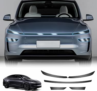 KUNGKIC for Tesla Model Y Juniper 2025 Headlights PPF, Smoke