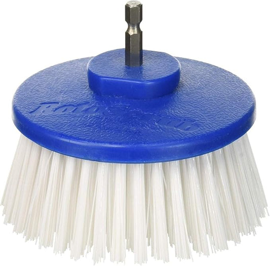 RotoScrub Multi-Purpose Drill Brush Attachment, Showers, Tubs, Carpet, Tile, Grout, Medium Bristle for Ultimate Cleaning Power