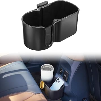 JOYTUTUS Cup Holder Compatible with Ford Maverick 2022-2025 2026 Rear Seat Cup Holder Organizer FIT Insert Expander, Hol