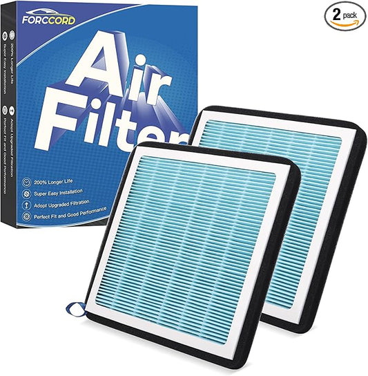 2-Pack HEPA Cabin Air Filter Fits for Toyota Tacoma 05-23/ Dodge Dart 13-16/ Pontiac Vibe 03-08 Cabin Filter CF10374 OEM Replacement Car Accessories