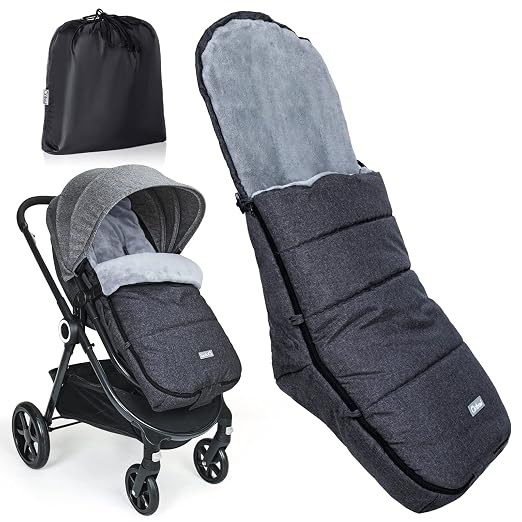 Orzbow Universal Stroller Footmuff, Winter Baby Bunting Bag, Weather-Proof