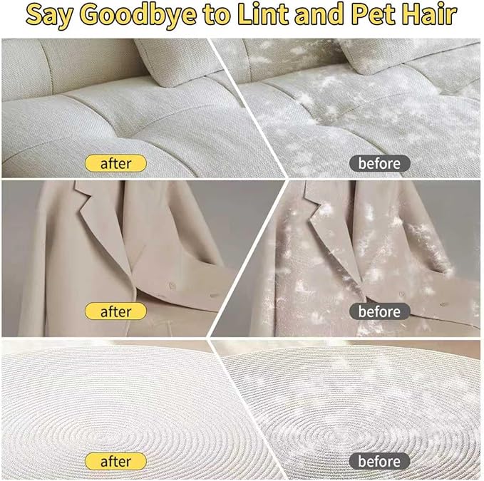 Upgraded Pet Hair Removal Gloves with Snug Elastic Wrist – Electrostatic Five-Finger Reusable Fur Remover for Cats & Dogs, Effortless Cleaning Tool for Couch, Carpet, Clothing & Car Seats