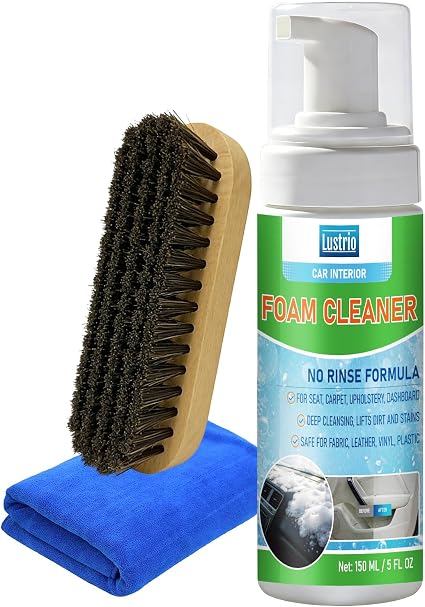 Car Interior Foam Cleaner – Non-Greasy, No Residue, 5 oz