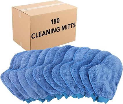 Arkwright Microfiber Cleaning Dusting Mitts - Smart Choice Quick Dry Dust Mitt Glove, Duster for Home Furniture, Car and