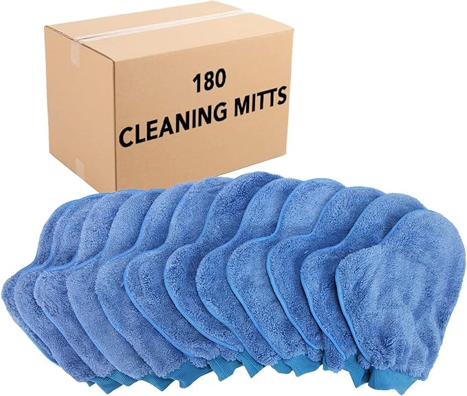 Arkwright Microfiber Cleaning Dusting Mitts - Smart Choice Quick Dry Dust Mitt Glove, Duster for Home Furniture, Car and