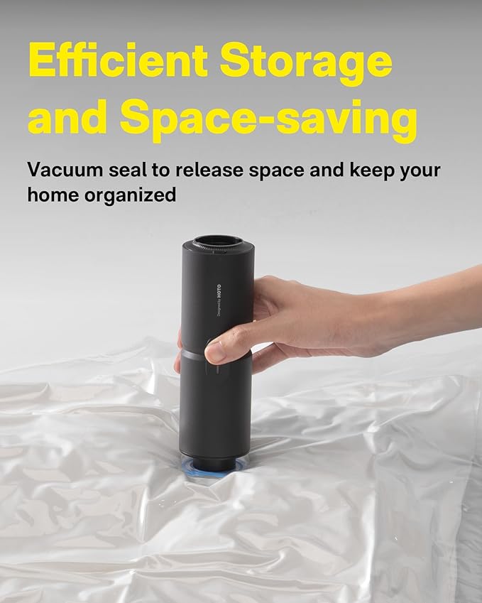 HOTO Handheld Vacuum Cleaner Cordless, Desk Vacuum Cleaner Compressed Electric15000Pa Suction Bundle with 4 Pcs Filte Replacement
