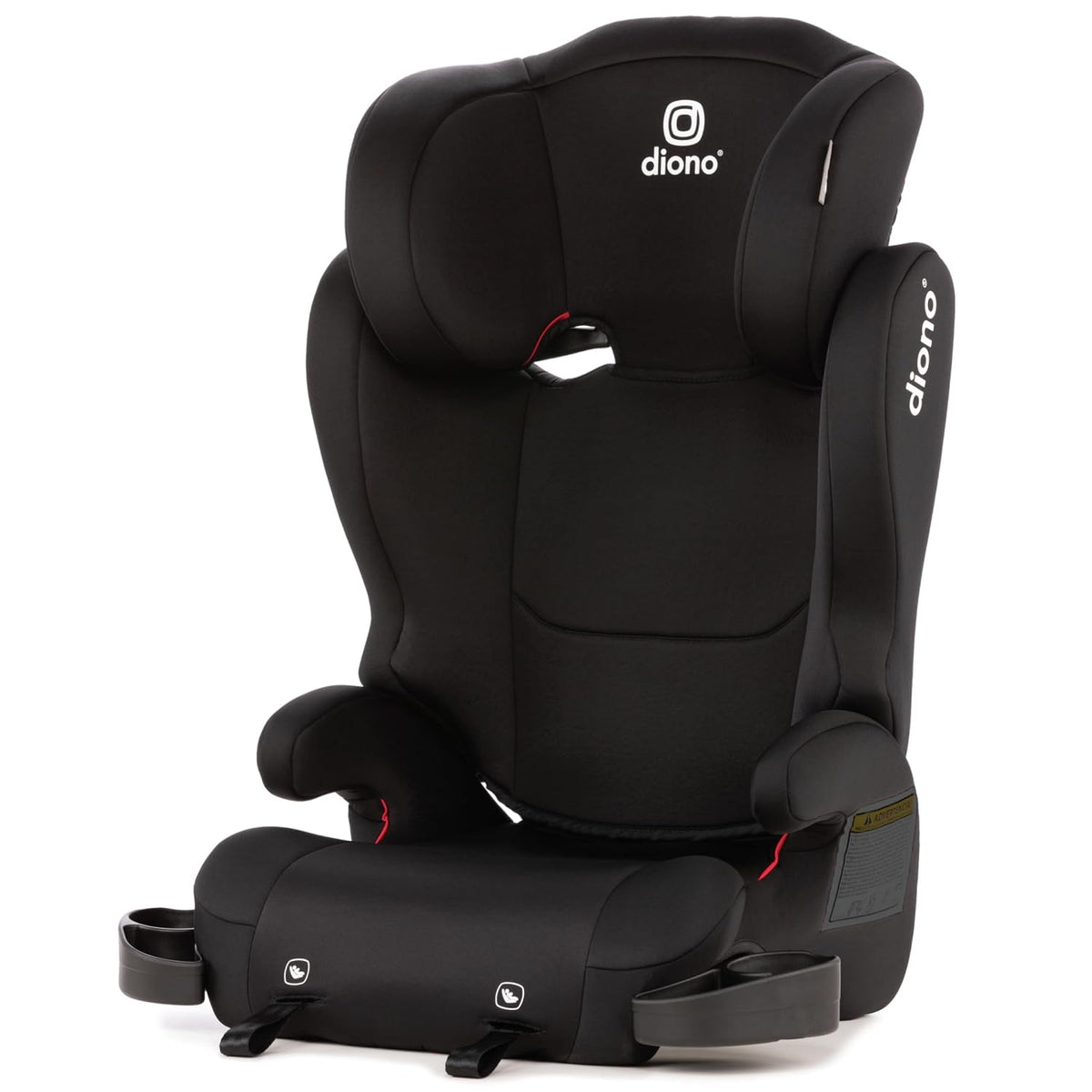 Diono Cambria 2 XL, Dual Latch Connectors, 2-in-1 Belt Positioning Booster Seat, High-Back to Backless Booster, Space and Room to Grow, 6 Headrest Positions, 8 Years 1 Booster Seat, Black