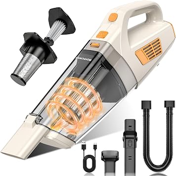 BQYPOWER 16000PA Handheld Vacuum Cleaner Cordless Rechargeable for Car Home