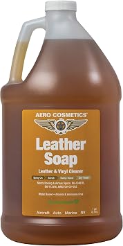 Aero Cosmetics Leather Cleaner Leather Soap Aircraft Quality for Your Car RV and Furniture Better Than Automotive Produc