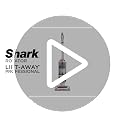 Shark Rotator Lift-Away Upright Vacuum with HEPA Filter, White/Red, NV501