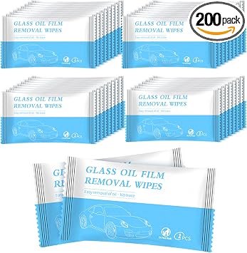 Car Cleaning Wipes, 200 PCS Individually Car Wipes, Fast Cleaning Car Leather Cleaner Wipes, Suitable for Car Window Gla