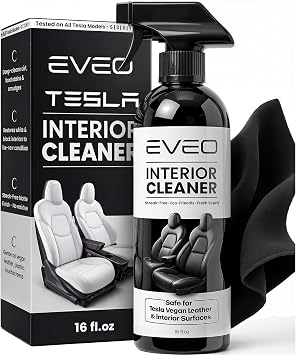 EVEO TESLA Interior Cleaner Kit - (16oz) Tesla Model Y Juniper Accessories & Tesla Model 3 Accessories | Tesla Seat Clea