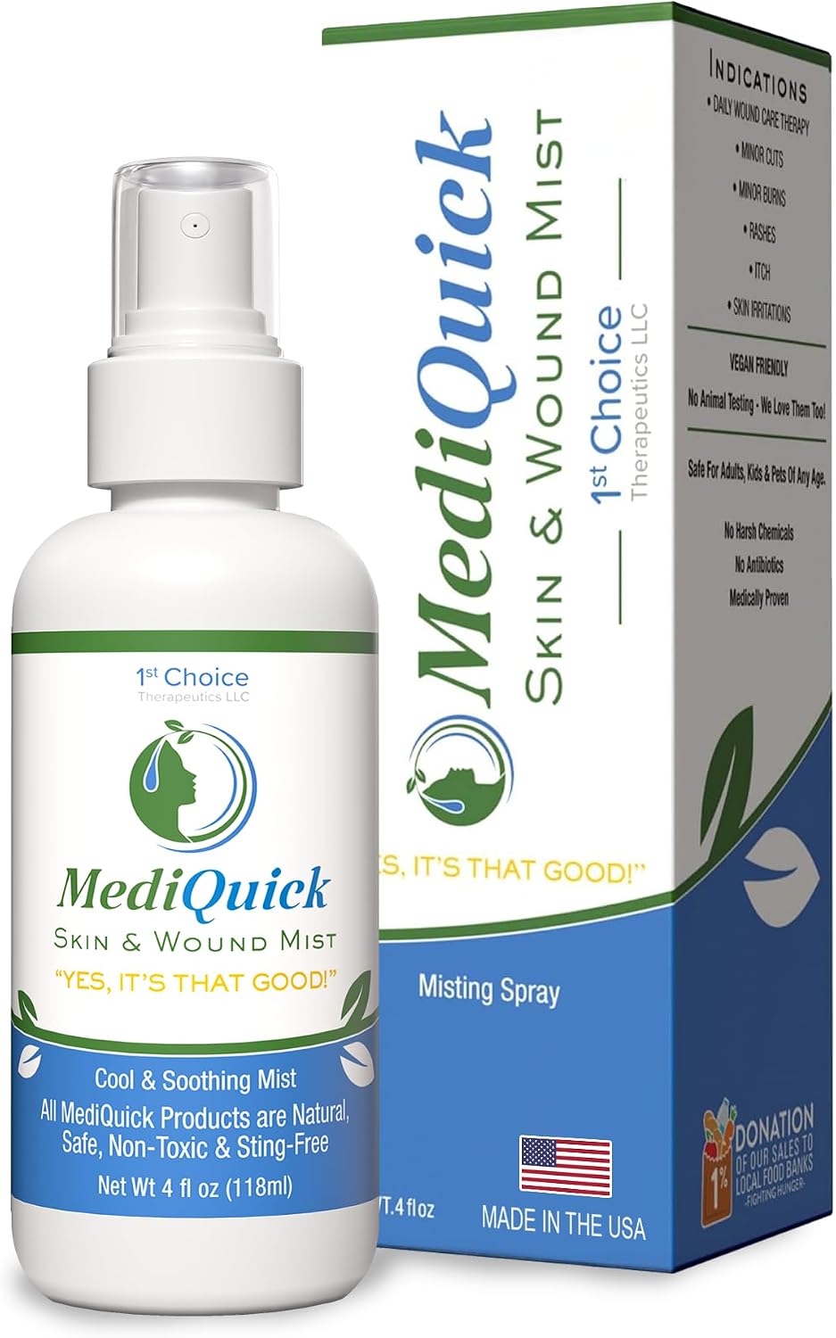 Hypochlorous Acid Spray Mist, 4 oz