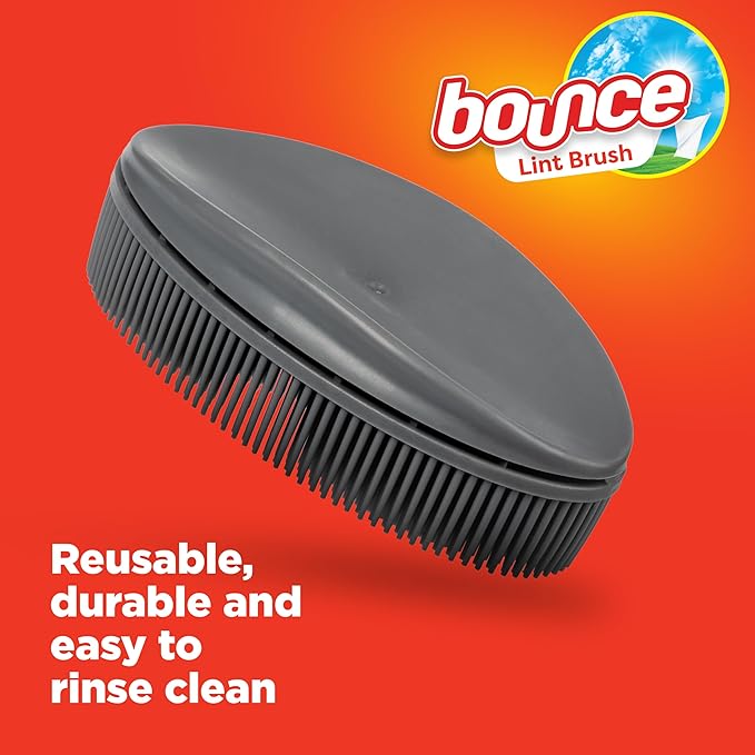 Bounce Lint Brush, Removes Dust, Lint, and Debris, Hygenic and Washable for Reuse